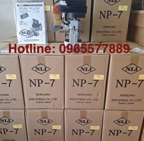 MÁY MAY BAO NEWLONG NP-7A - MÁY KHÂU MIỆNG BAO CẦM TAY CHÍNH HÃNG -HOÀNG LONG PHÁT 09655777889