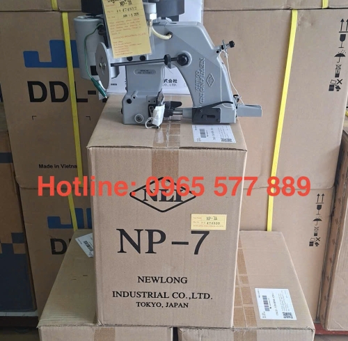 MÁY MAY BAO NEWLONG NP-7A - MÁY KHÂU MIỆNG BAO CẦM TAY CHÍNH HÃNG 