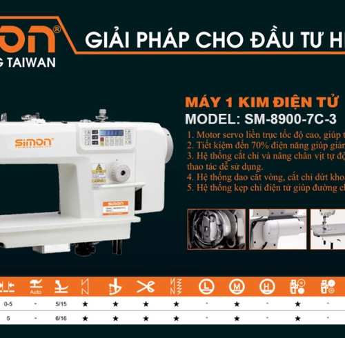 MÁY 1 KIM ĐIỆN TỬ SIMON SM-8900-7C-3