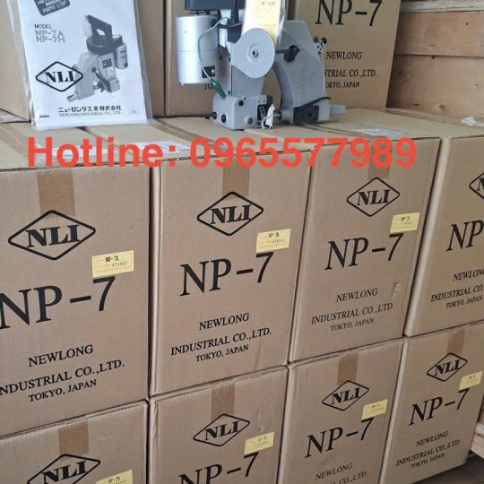 MÁY MAY BAO NEWLONG NP-7A - MÁY KHÂU MIỆNG BAO CẦM TAY CHÍNH HÃNG -HOÀNG LONG PHÁT 09655777889