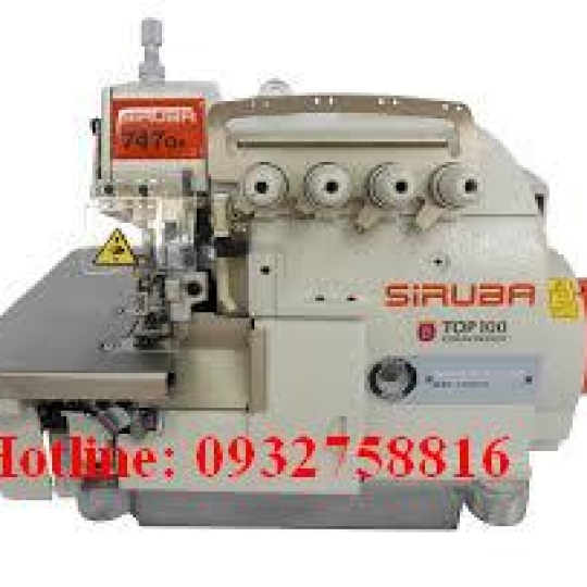 Máy vắt sổ 2 kim 4 chỉ liền trục SIRUBA 747Qe-514M2-24