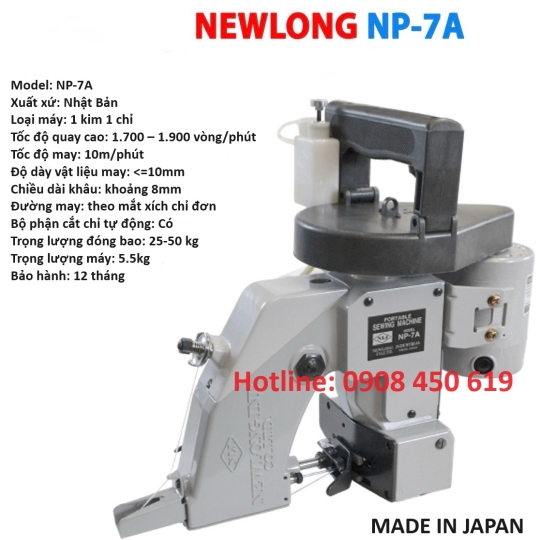 MÁY MAY BAO NEWLONG NP-7A